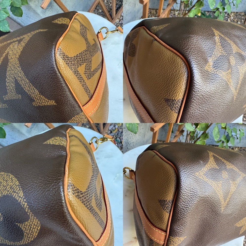 Louis Vuitton Reverse Giant Monogram Speedy Bandouliere 30 - Picture 15 of 16